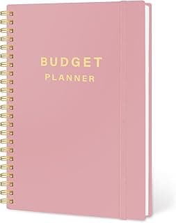 Budget Planner - Monthly Finance Planner with Expense Tracker - Undated Budget Book for Personal & Household Financial Organization