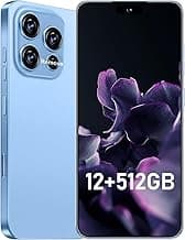 Unlocked 16PM Smartphone: 6.99" HD+ Display, 7000mAh Long-Lasting Battery, 12GB+512GB Massive Storage, 108MP AI Camera, High Performance Android Phone for Gaming & Work (Blue)