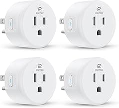 EIGHTREE Smart Plug, WiFi Outlet Works with Alexa & Google Home, Smart Home Socket with Remote Control & Timer Function, 2.4GHz WiFi Only, 4 Packs