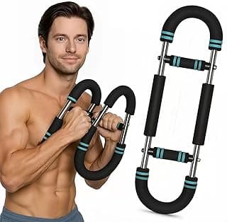 Twister Arm Exerciser,40-110lb Adjustable Chest Workout Equipment, Forearm Triceps Chest Enhanced Exercise Strengthener,Portable Detachable Upper Body Fitness Machine for Home and Gym