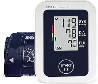 A&D Medical Blood Pressure Monitor for Home Use, UA-651 – Upper Arm Precise BP Machine – Wide Range Cuff (8.6-16.5” / 22-42cm), Adults, 4 AA Batteries