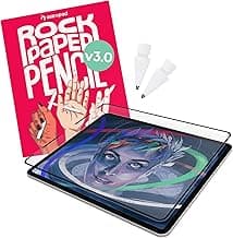 Astropad Rock Paper Pencil v3.0 (2026) – Paper Screen Protector for iPad Pro 13″ (M4, M5) & iPad Air 13″ (M2/M3/M4) + 2 Apple Pencil Tip Replacements – Compatible with Pencil 1/2 & Pencil Pro