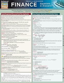 Finance Equations & Answers: a QuickStudy Laminated Reference Guide (Quick Study Academic)