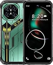 Titan T1 pro Rugged Armor Unlocked Cell Phone,32+512 GB Smartphone 7" HD Screen Android 15 Battery 12800mAh AI Unlocked Phone,Face ID/Fingerprint Unlock/Underwater-night-Photo/Dual SIM/5G/NFC (GREEN)