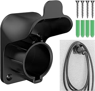 EV Charger Holder Wall Mount Electric Car Charging Cable Holster for SAE J1772 Charging Plug & Connector