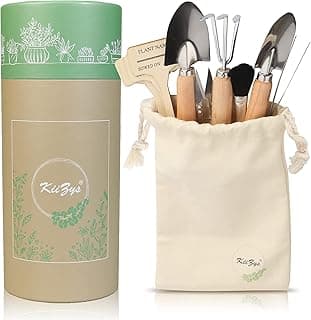 Indoor Garden Tools for Gardening - KiiZYS 12-Piece Small Garden Tools Set - Indoor Gardening Gifts for Women - Mini Hand Tools House Plant Tool