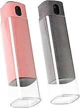 2 Pcs Screen Cleaner Kit, 3-in-1 Touchscreen Mist Cleaner Spray Bottle Tool & Microfiber Cloth for Phone/Laptop/Tablet/TV/Monitor/Car Screens(Pink+Grey)