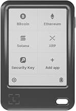 Nano Gen5 - Crypto Wallet - Securely Buy and Trade Digital Assets | Black, Easy-to-use, customizabe, 2.8" touchcreen signer with private backup and scam protection