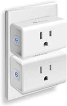 Kasa Smart Plug Ultra Mini 15A, Smart Home Wi-Fi Outlet Works with Alexa, Google Home, No Hub Required, UL Certified, 2.4G WiFi Only, 2 Count (Pack of 1)(EP10P2) , White