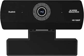 Webcam for PC, HD 1080P USB Plug-and-Play Computer Web Camera, High Definition Webcam for Desktop Laptop, Ideal for Online Class, Video Conference, Live Streaming & Gaming