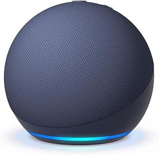 Amazon Echo Dot (newest model) - Vibrant sounding speaker, Designed for Alexa+, Great for bedrooms, dining rooms and offices, Deep Sea Blue