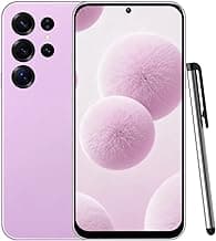 S25Ultra 4G Smartphone Unlocked, Android 12.0 Mobile Phones 6.6'' HD+ Display, 4GB RAM 32GB ROM/256GB SD, 4G Dual SIM Dual Camera, Face ID+WiFi+BT+FM+GPS+OTG (Pink)