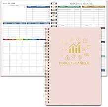 Monthly Budget Planner - 14 Months Undated Financial Planner Organizer Budget Book with Expense and Debt Tracker Notebook to Manage Your Money Effectively, Bill Planner and Organizer